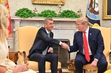 Andrej Babiš a Donald Trump